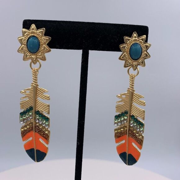 NWOT, large cigar band, 925 sterling silver, textural, gold accent, aqua… - Picture 16 of 17